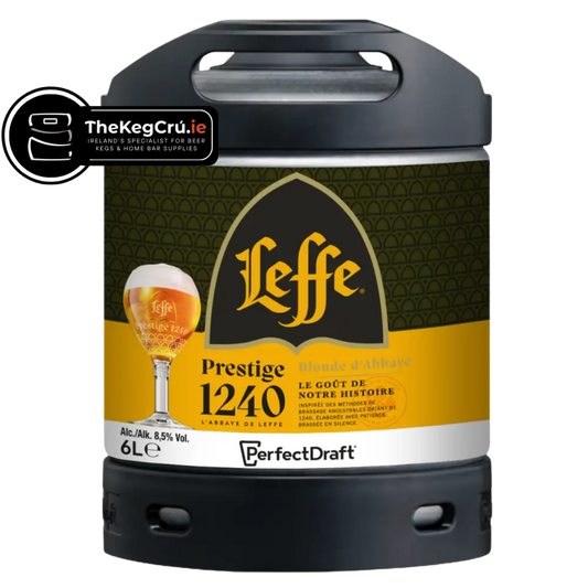PerfectDraft - Leffe Prestige 1240 – Blonde Ale – 8.5% ABV - 6L PerfectDraft Keg - TheKegCru.ie