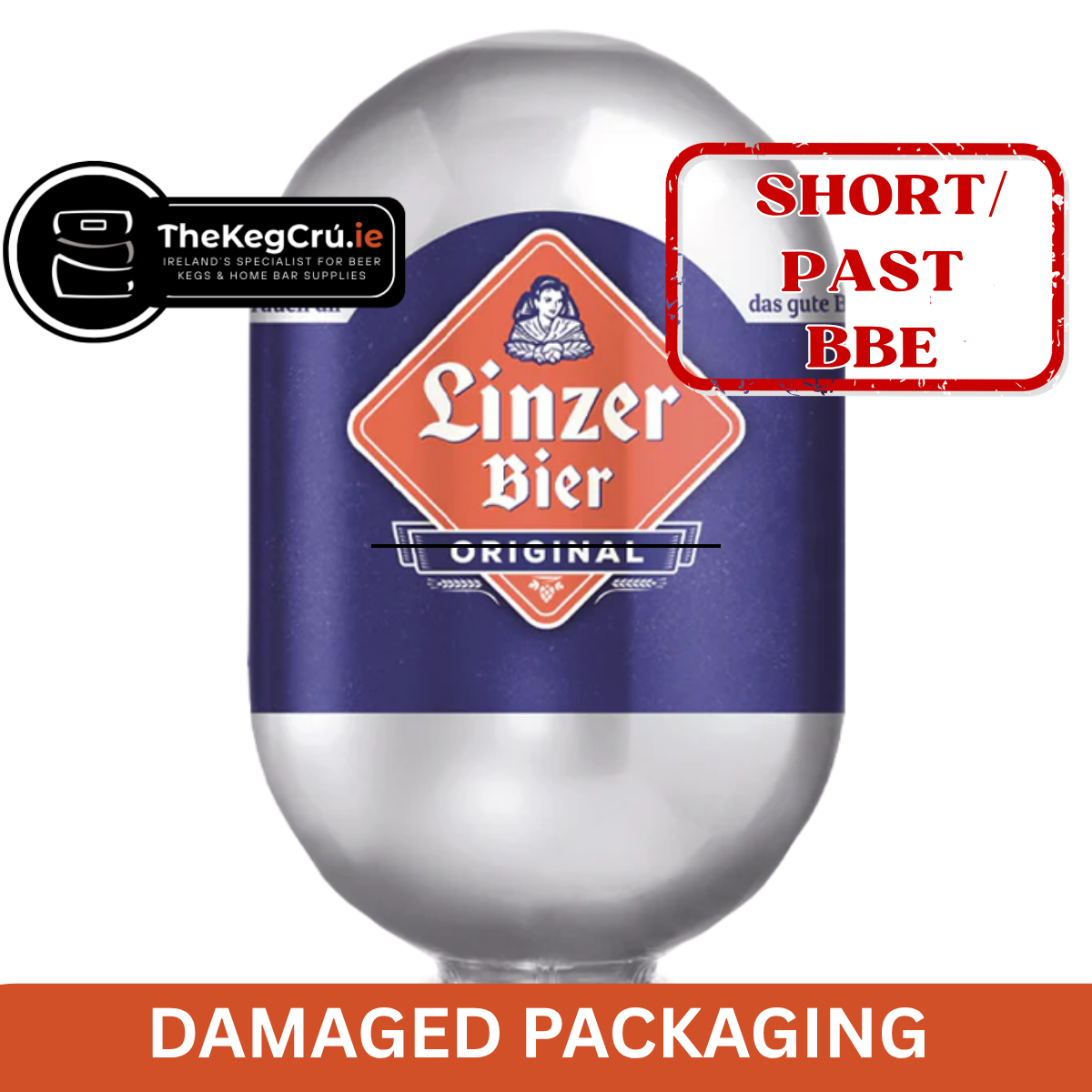 Linzer Beer - Lager - 5.2% ABV - 8L Blade Keg - TheKegCru.ie