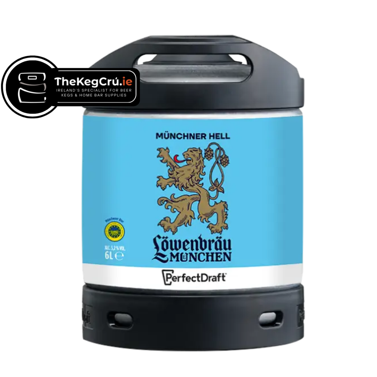 PerfectDraft - Lowenbrau Original – Lager – 5.2% ABV - 6L PerfectDraft Keg - TheKegCru.ie