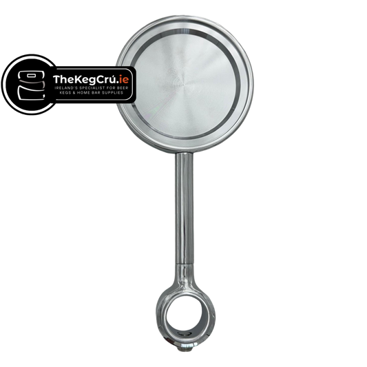 Medallion - Chrome - Tall - 83mm Fish Eye Badge Holder - TheKegCru.ie