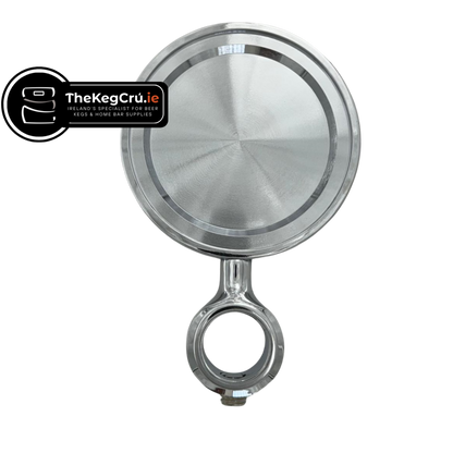 Medallion - Chrome 83mm Fish Eye Badge Holder - Short - TheKegCru.ie