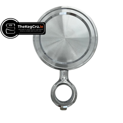 Medallion - Chrome 83mm Fish Eye Badge Holder - Short - TheKegCru.ie