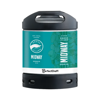 Goose Island Midway PerfectDraft Keg - Session IPA - 4.1% ABV - 6L PerfectDraft Keg - TheKegCru.ie