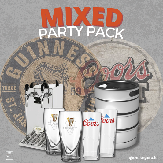 Rental - Guinness & Coors Party Pack - Kegs & Twin Taps - TheKegCru.ie