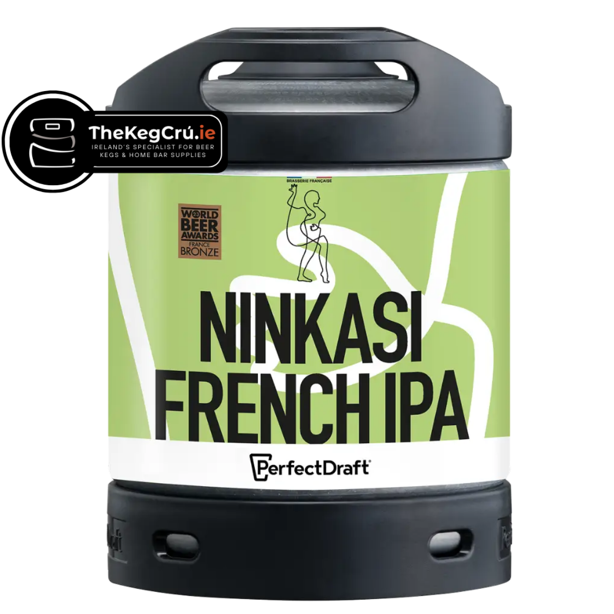PerfectDraft - Ninkasi French IPA – IPA– 4.5% ABV - 6L PerfectDraft Keg - TheKegCru.ie