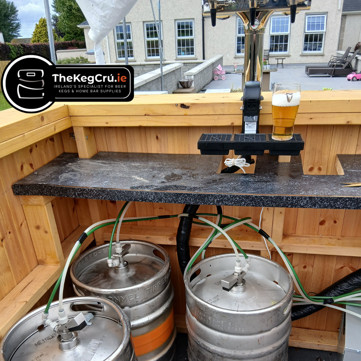 On-Site Home Bar Service (less then 1 hour - €60 Refund!) - TheKegCru.ie