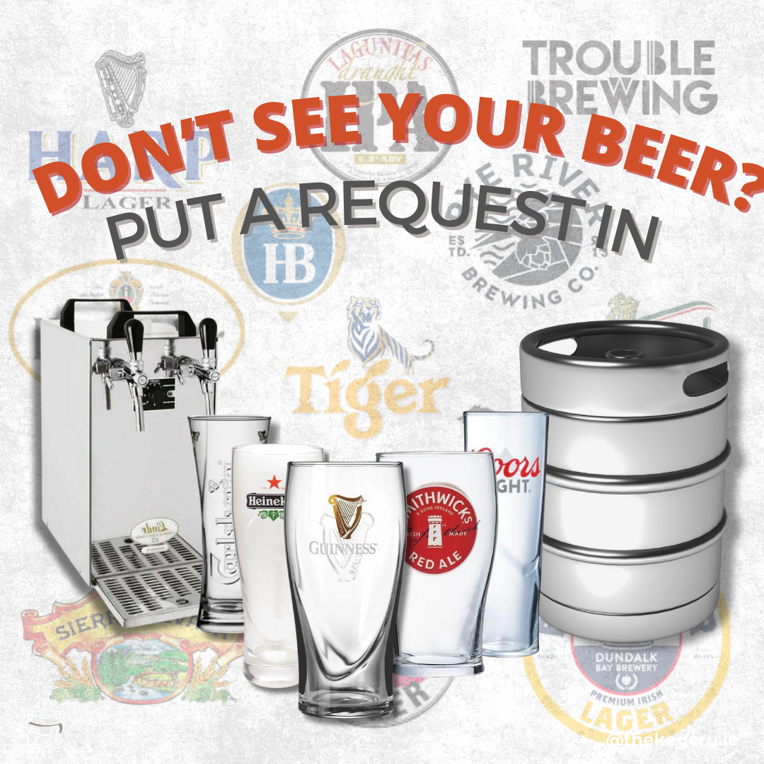 Rental - Customized Party Pack - 30/50L Keg - TheKegCru.ie