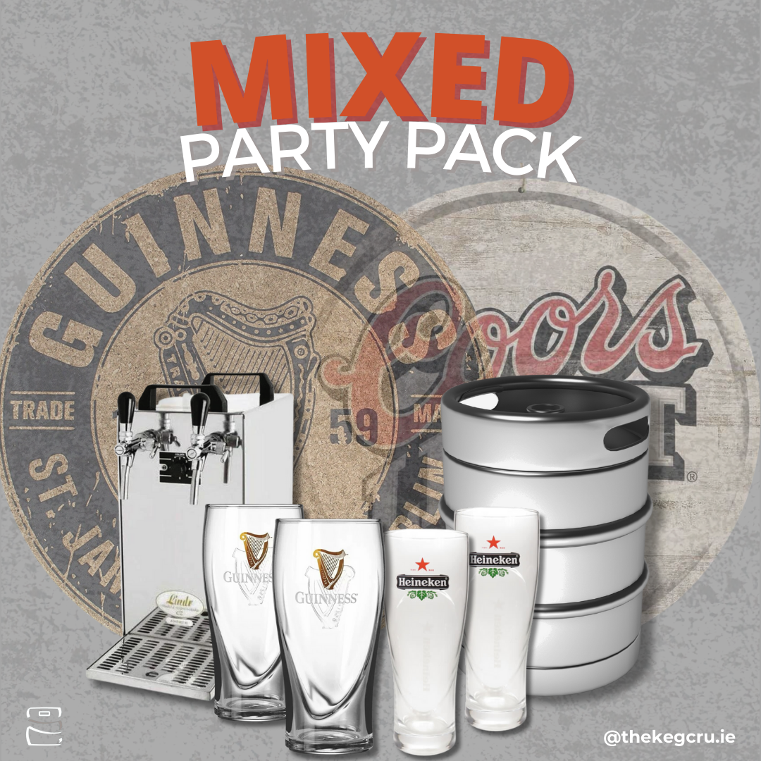 Rental - Guinness & Coors Party Pack - Twin Tap - TheKegCru.ie