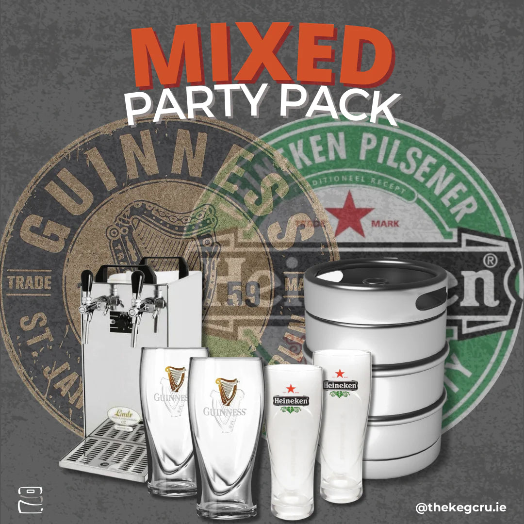 Rental - Guinness & Heineken Party Pack - Kegs & Twin Taps - TheKegCru.ie