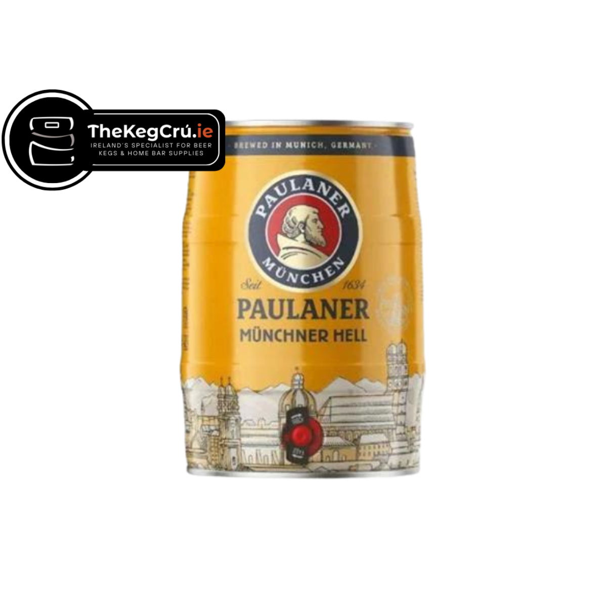 Paulaner Muncher Helles - Lager - 4.9% ABV- 5L Keg - TheKegCru.ie