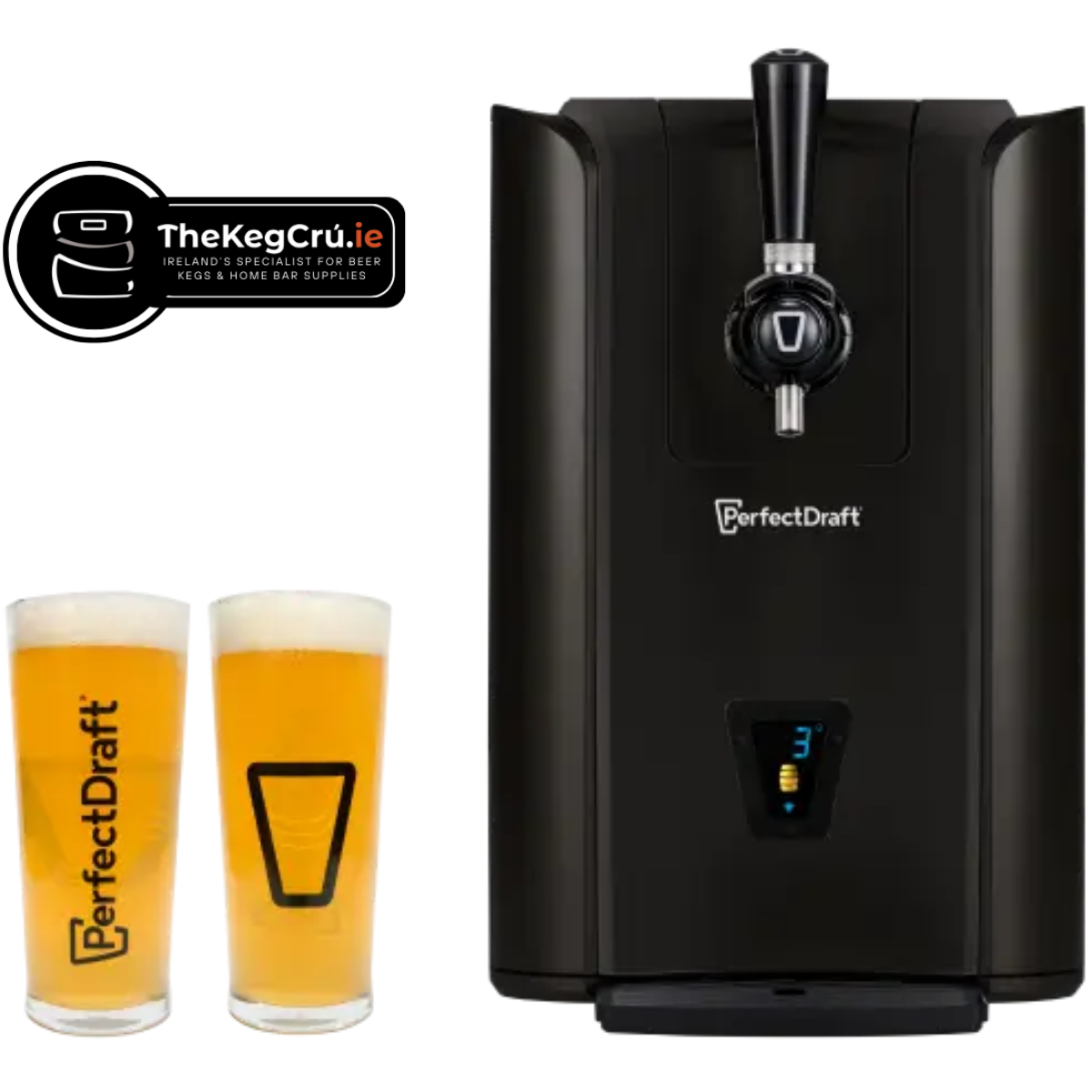 PerfectDraft Pro Black Beer Dispenser - TheKegCru.ie