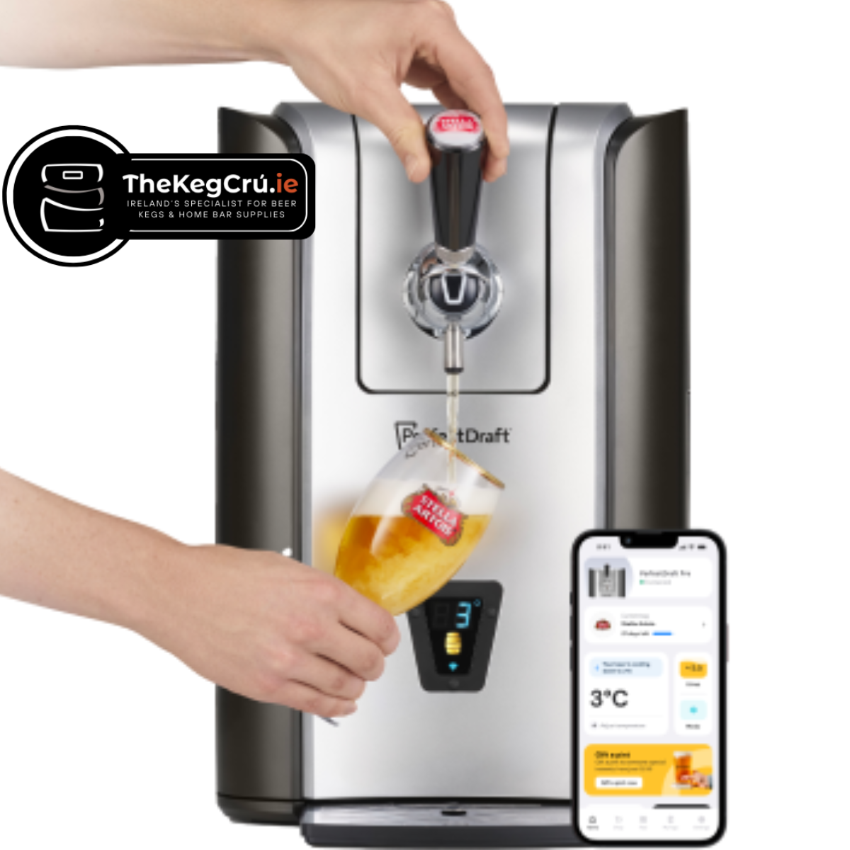 PerfectDraft - Pro Dispenser - Silver - TheKegCru.ie