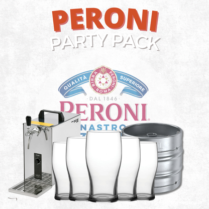 Rental - Peroni Party Pack - Keg & Tap - TheKegCru.ie
