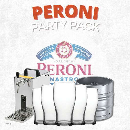 Rental - Peroni Party Pack - Keg & Tap - TheKegCru.ie