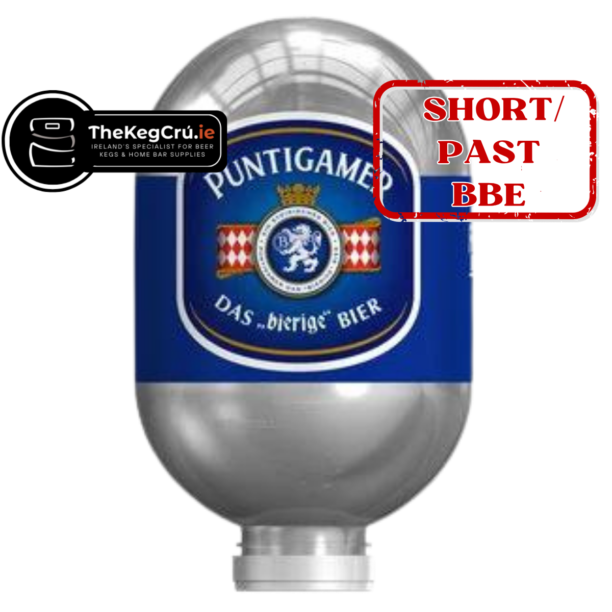 Puntigamer Blade Keg – Lager – 5.2% ABV - 8L Blade Keg - TheKegCru.ie