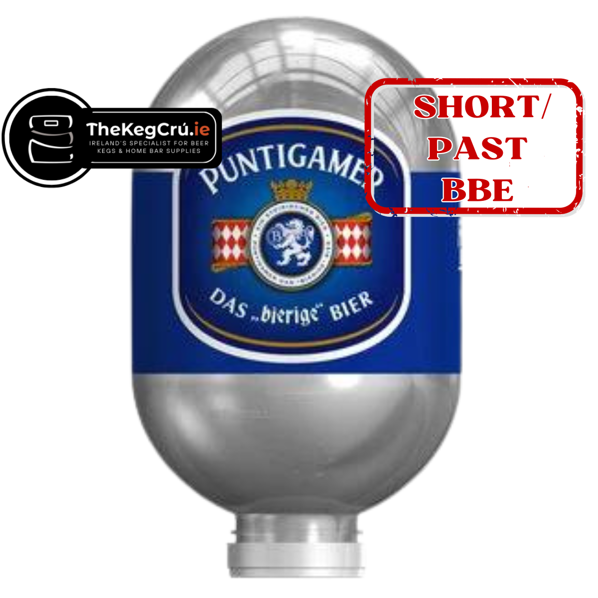 Puntigamer Blade Keg – Lager – 5.2% ABV - 8L Blade Keg - TheKegCru.ie