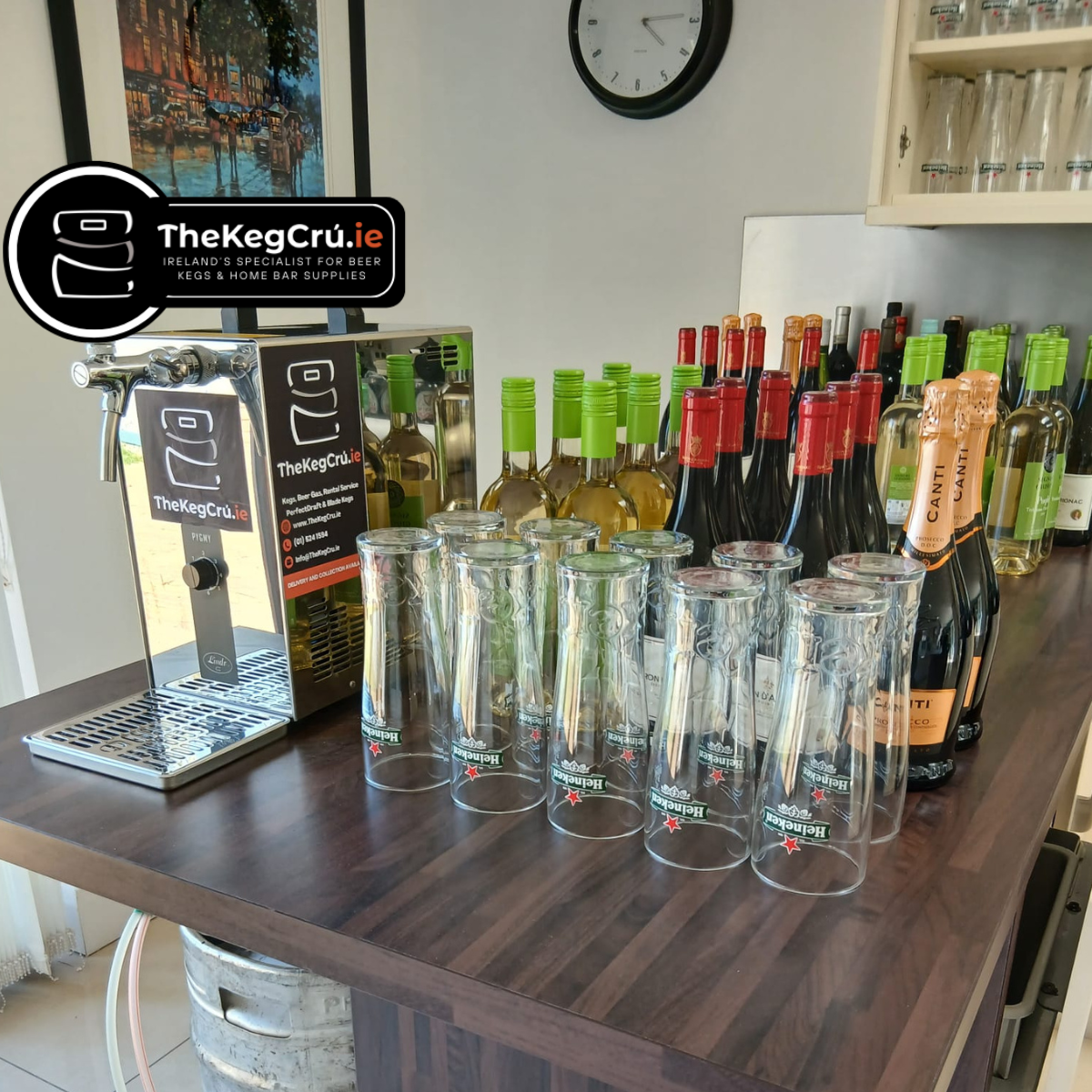 Rental – Single Tap Nitro Beer Tap With Gas – For Guinness & Nitro Beers - TheKegCru.ie