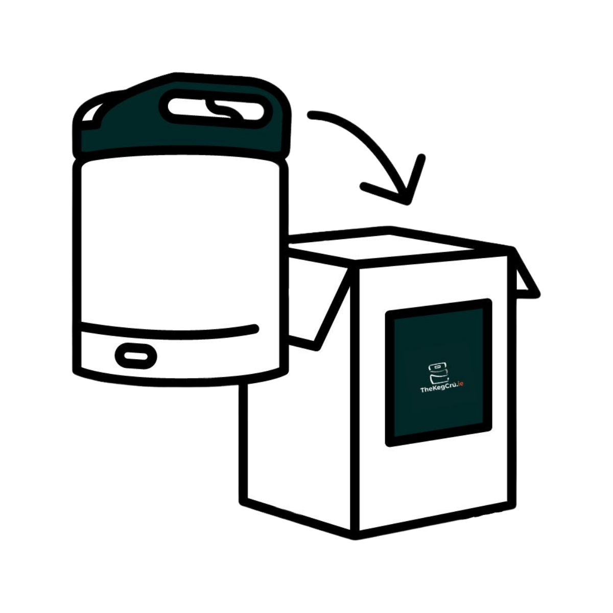 PerfectDraft Keg Return Label - TheKegCru.ie