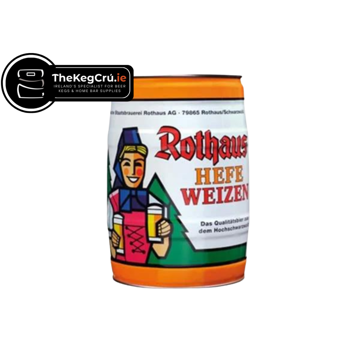 Rothaus Hefeweizen - Hefeweizen - 5.4% ABV- 5L Keg - TheKegCru.ie