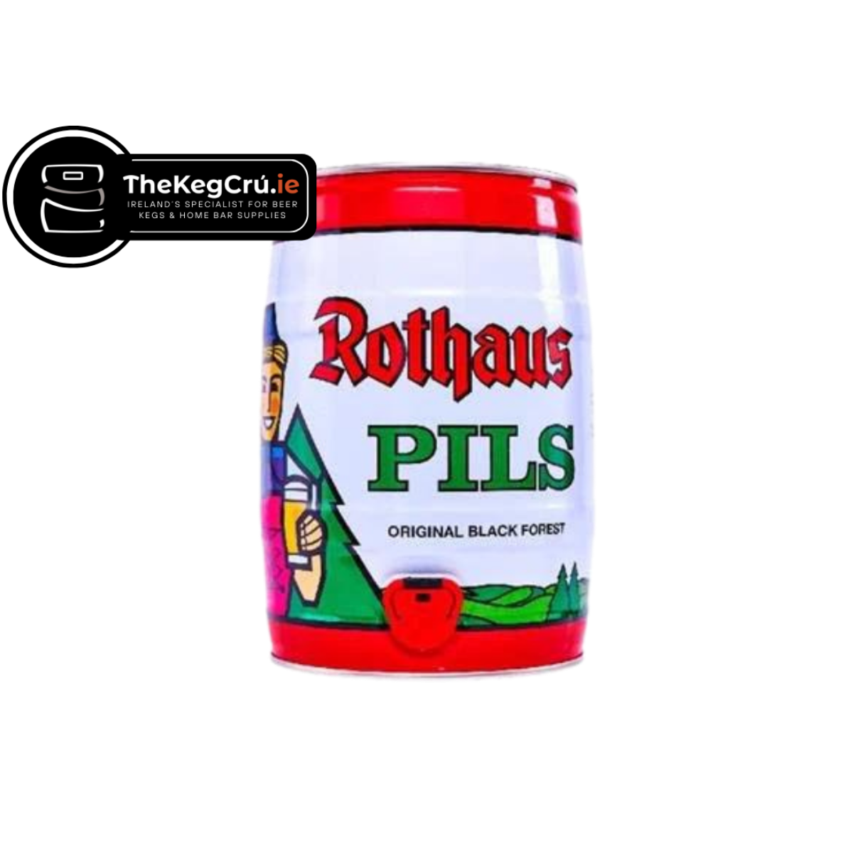 Rothaus Pils - Lager - 5.1% ABV - 5L Keg - TheKegCru.ie