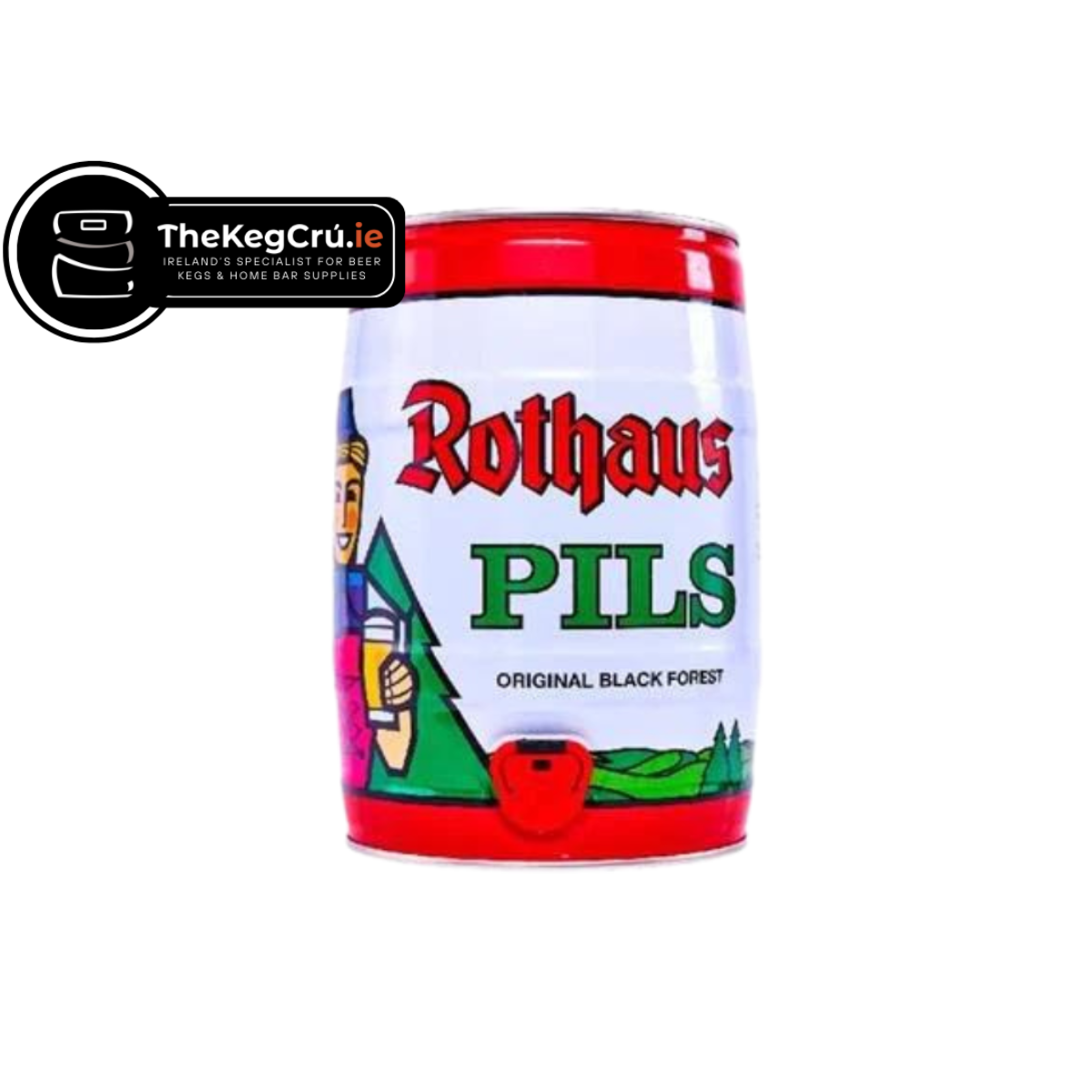 Rothaus Pils - Lager - 5.1% ABV - 5L Keg - TheKegCru.ie
