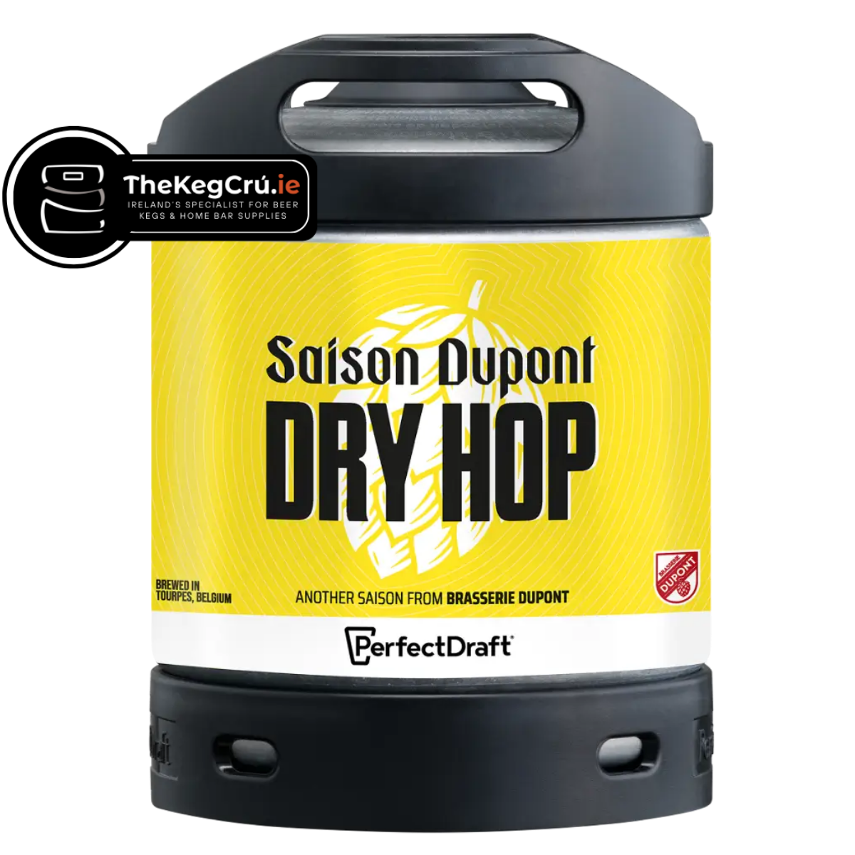 PerfectDraft - Saison Dupont Dry Hop – Saison– 6% ABV - 6L PerfectDraft Keg - TheKegCru.ie
