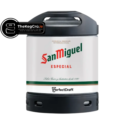 San Miguel PerfectDraft Keg - Lager - 5.4% 6L PerfectDraft Keg - TheKegCru.ie
