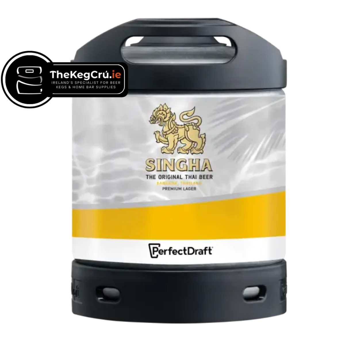PerfectDraft - Singha – Lager – 5.0% ABV - 6L PerfectDraft Keg - TheKegCru.ie