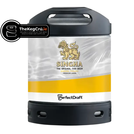 PerfectDraft - Singha – Lager – 5.0% ABV - 6L PerfectDraft Keg - TheKegCru.ie