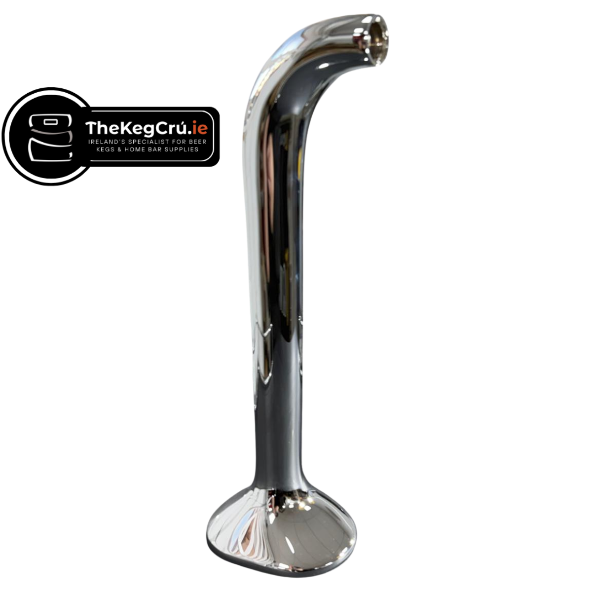 Metal Tower - Single Font - Chrome - TheKegCru.ie