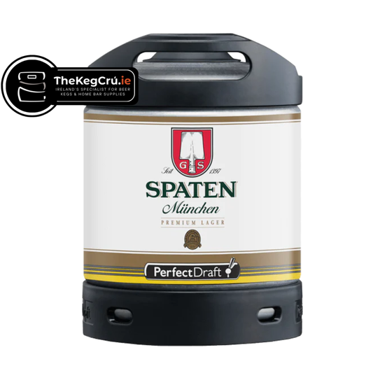 Spaten Lager PerfectDraft Keg – Lager – 5.2% ABV - 6L PerfectDraft Keg - TheKegCru.ie