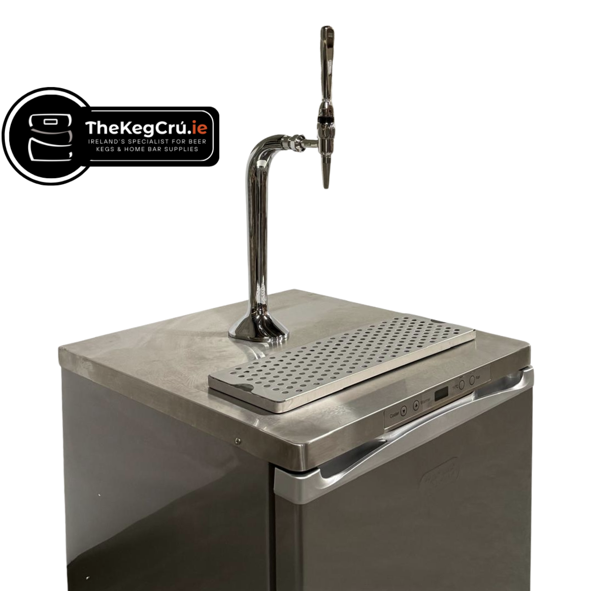 Stainless Steel Lager Tap Kegerator Series X - TheKegCru.ie