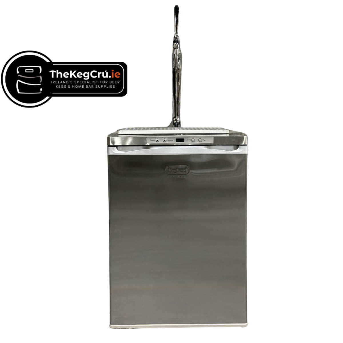Stainless Steel Lager Tap Kegerator Series X - TheKegCru.ie
