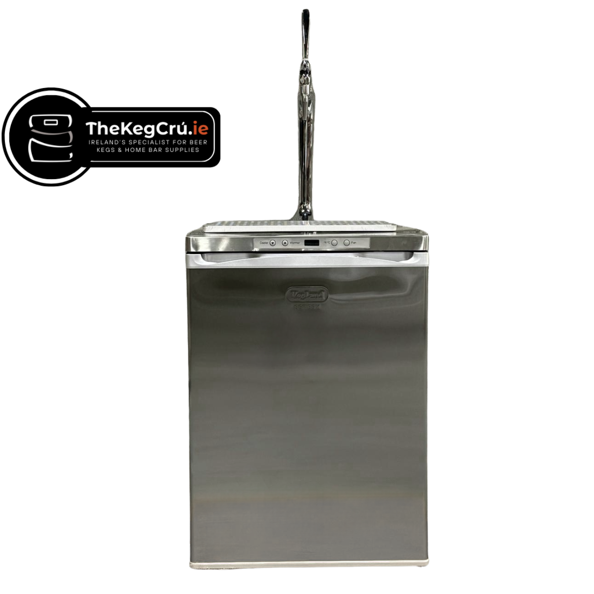 Stainless Steel Lager Tap Kegerator Series X - TheKegCru.ie