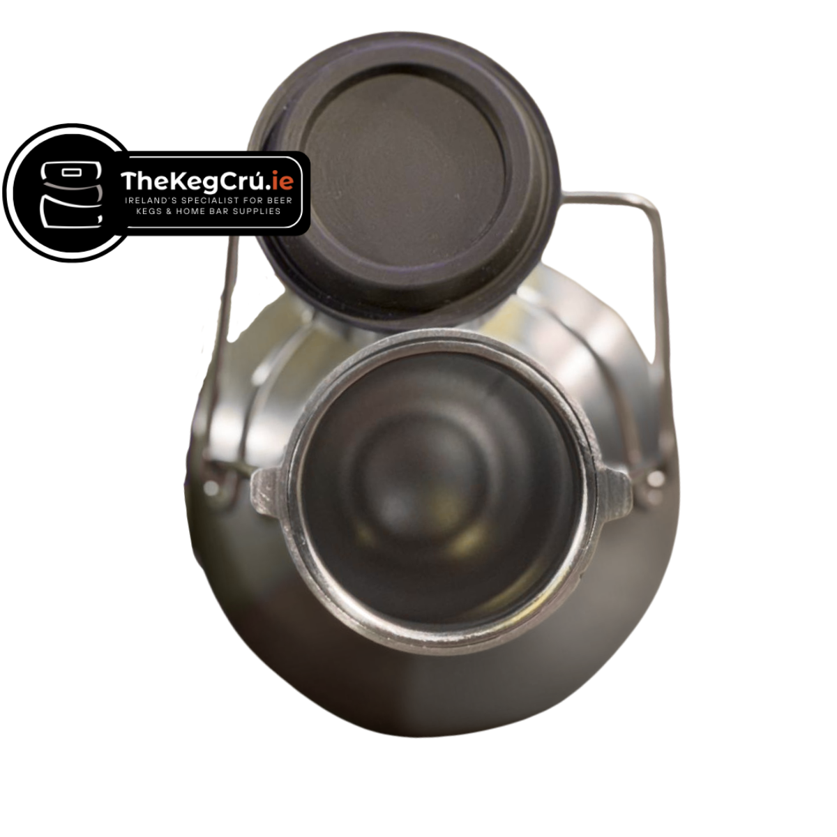 Swing Top Growler - Stainless Steel - 1L - TheKegCru.ie