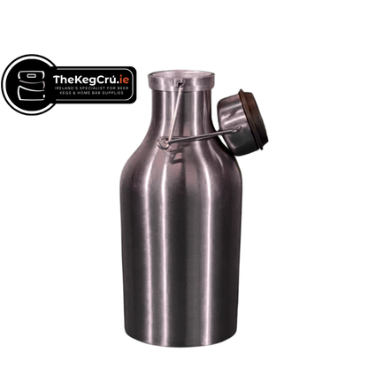 Swing Top Growler - Stainless Steel - 1L - TheKegCru.ie