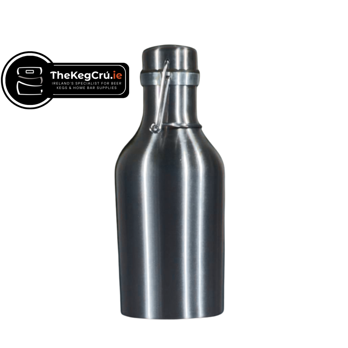 Swing Top Growler - Stainless Steel - 1L - TheKegCru.ie