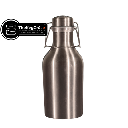 Swing Top Growler - Stainless Steel - 1L - TheKegCru.ie