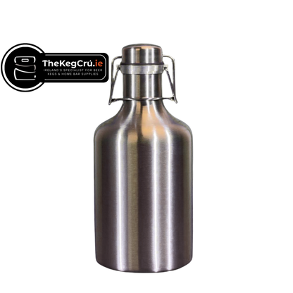 Swing Top Growler - Stainless Steel - 2L - TheKegCru.ie