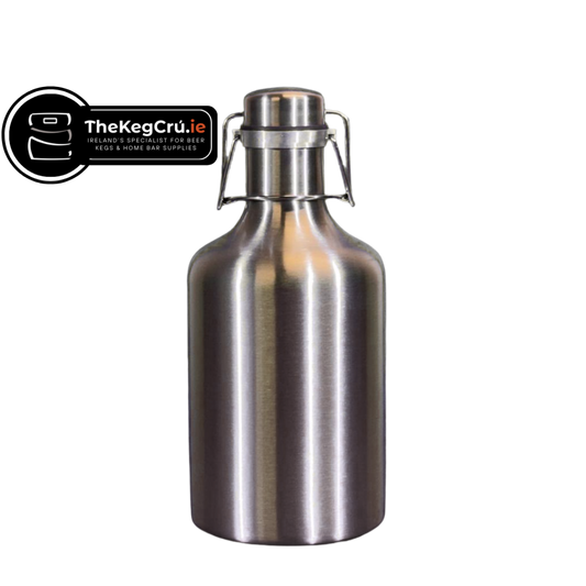 Swing Top Growler - Stainless Steel - 2L - TheKegCru.ie