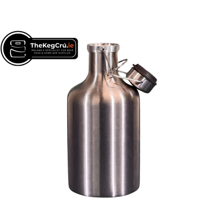Swing Top Growler - Stainless Steel - 2L - TheKegCru.ie