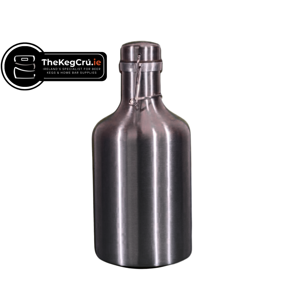 Swing Top Growler - Stainless Steel - 2L - TheKegCru.ie