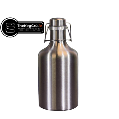 Swing Top Growler - Stainless Steel - 2L - TheKegCru.ie