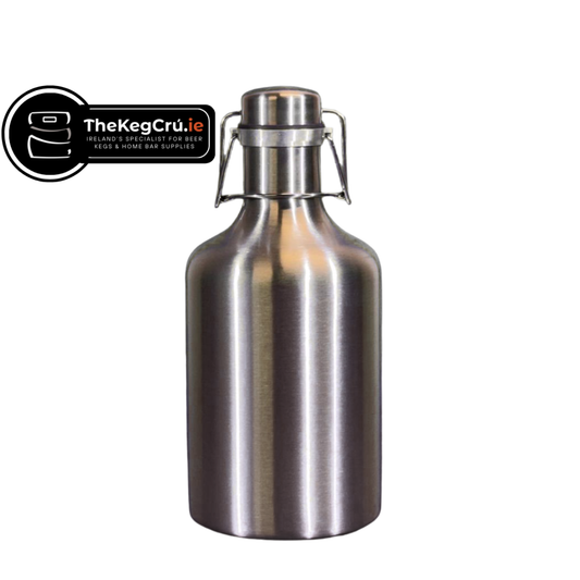 Swing Top Growler - Stainless Steel - 2L - TheKegCru.ie