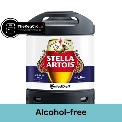 PerfectDraft - Stella Artois Alcohol Free – Lager – 0% ABV - 6L PerfectDraft Keg - TheKegCru.ie