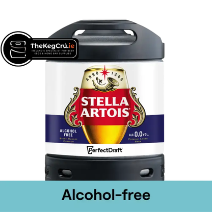 PerfectDraft - Stella Artois Alcohol Free – Lager – 0% ABV - 6L PerfectDraft Keg - TheKegCru.ie