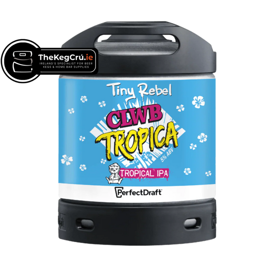 Tiny Rebel Clwb Tropica PerfectDraft Keg - Tropical IPA - 5% ABV - 6L PerfectDraft Keg - TheKegCru.ie