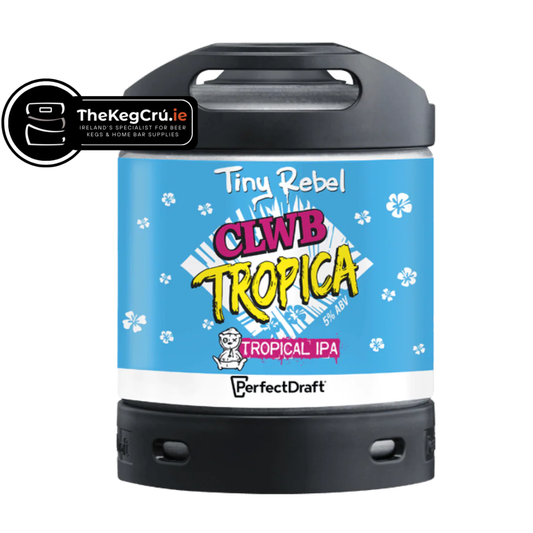 Tiny Rebel Clwb Tropica PerfectDraft Keg - Tropical IPA - 5% ABV - 6L PerfectDraft Keg - TheKegCru.ie