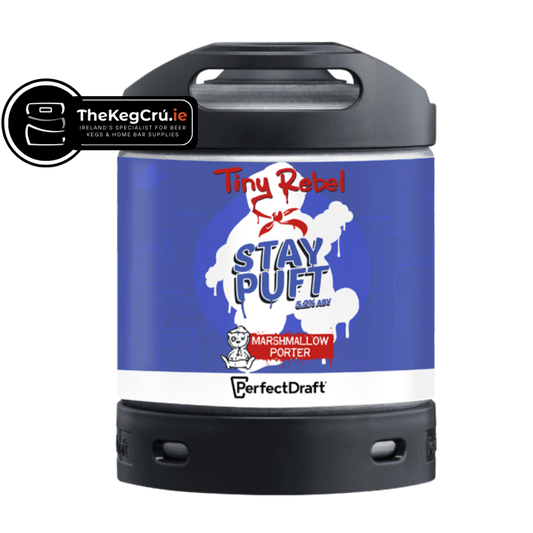 Tiny Rebel Stay Puft PerfectDraft Keg - Marshmallow Porter - 5.2% ABV - 6L PerfectDraft Keg - TheKegCru.ie