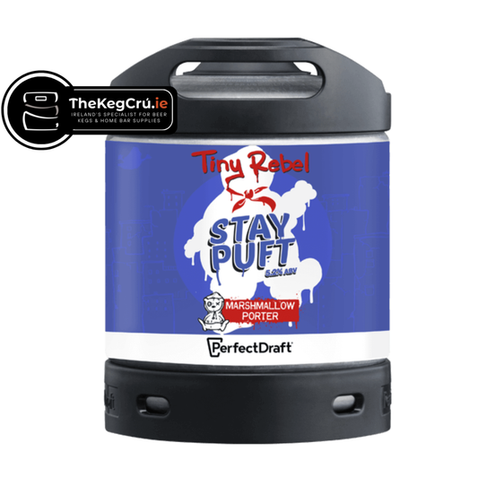 Tiny Rebel Stay Puft PerfectDraft Keg - Marshmallow Porter - 5.2% ABV - 6L PerfectDraft Keg - TheKegCru.ie